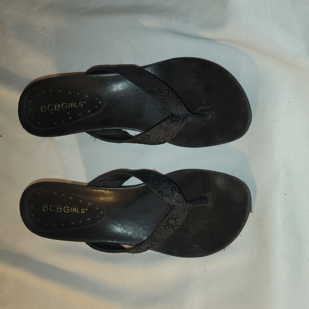 Bcbgirls brown wedges size 6